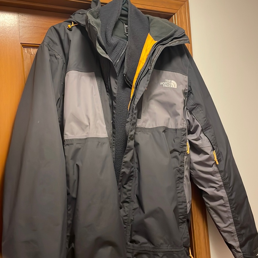 North face winter and raincoat combo